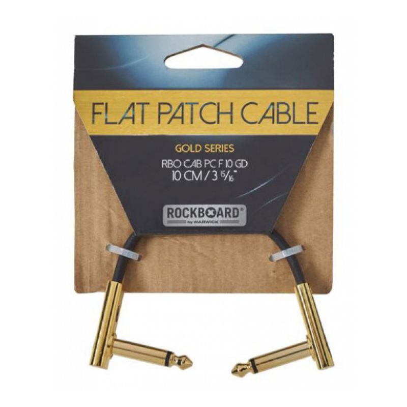 Кабель інструментальний ROCKBOARD Gold Series Flat Patch Cable (10 cm)